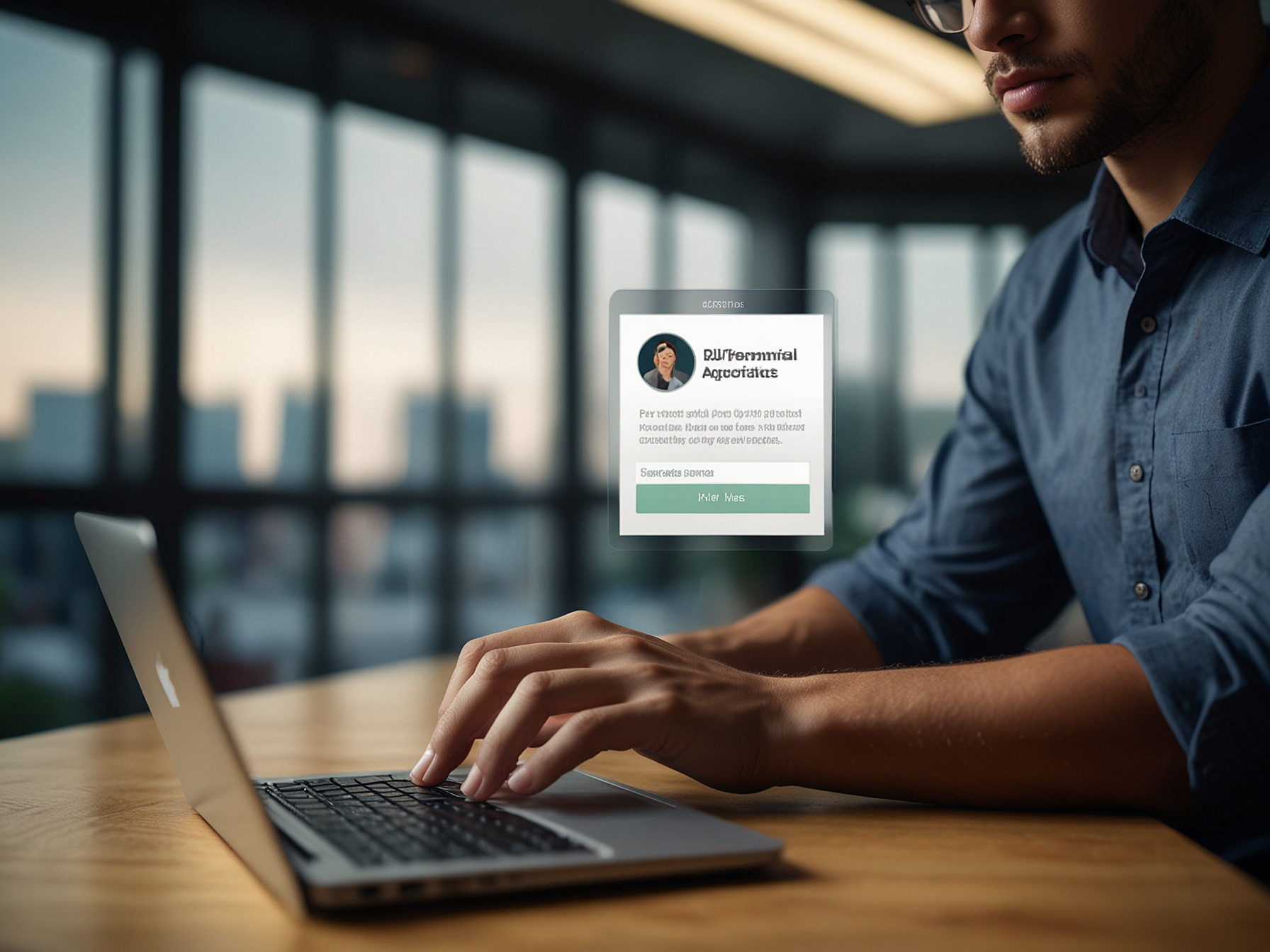 Secure login illustration